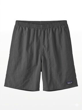PATAGONIA MEN'S 7" BAGGIES SHORTS. Size Small. Charcoal Gray.
